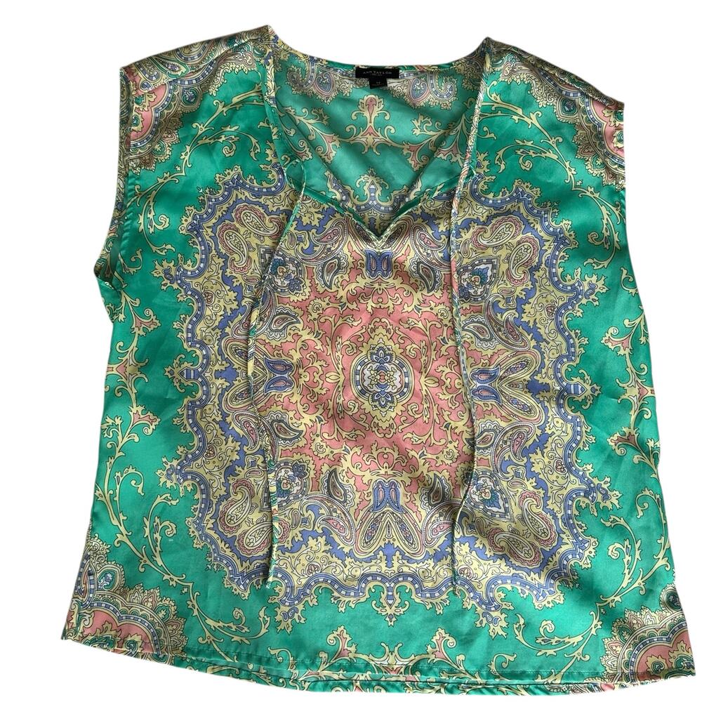 Womens Tunic Size Medium Pastel Boho Travel Resortwear Cruise Summer Indie Fun